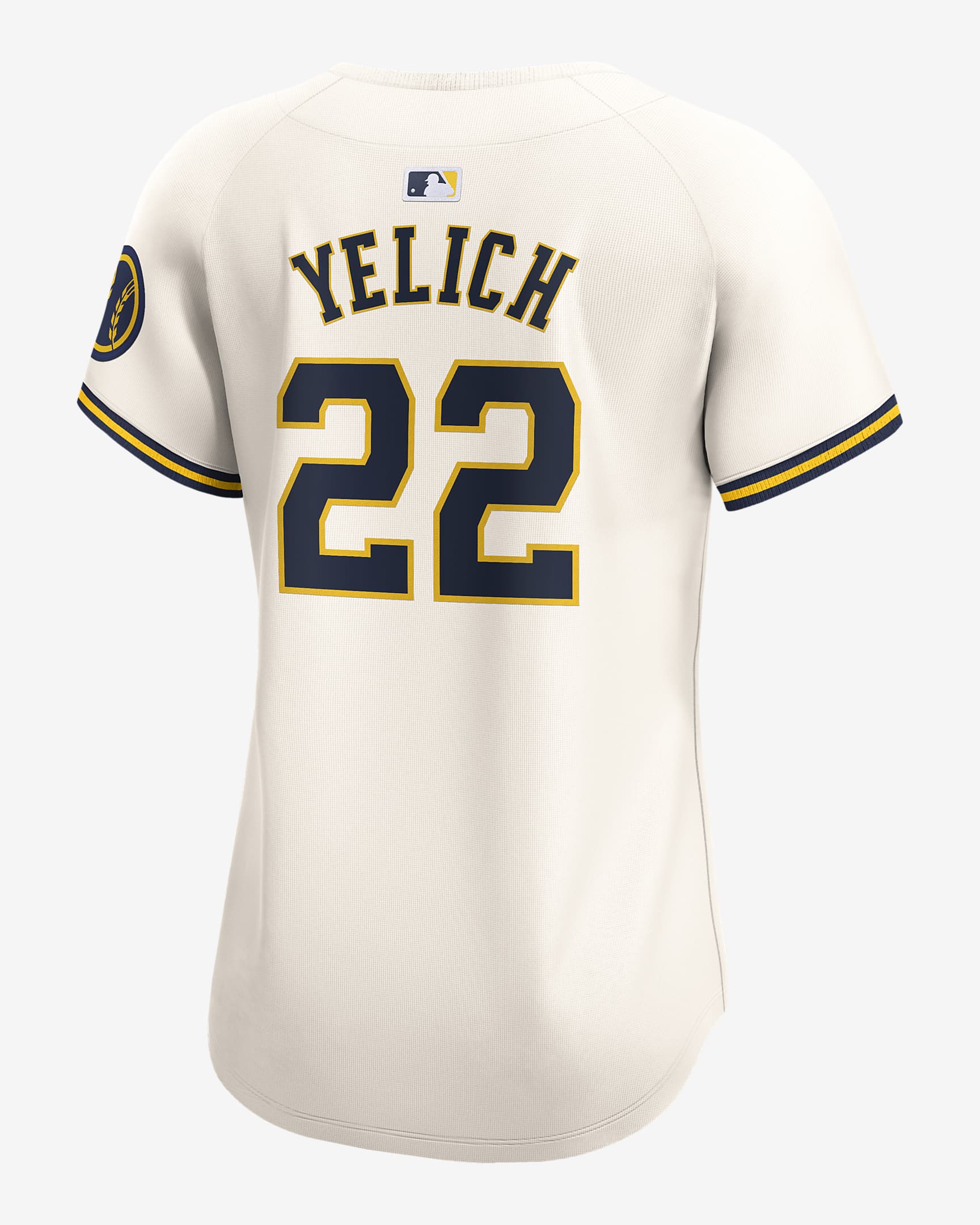 Jersey Nike Dri Fit Adv De La Mlb Limited Para Mujer Christian Yelich